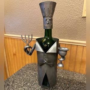 Chef Decorative Wine Holder